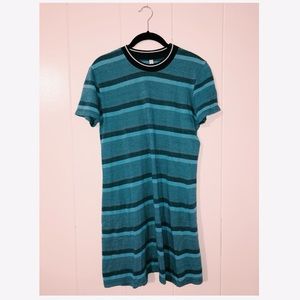 RVCA striped bodycon dress